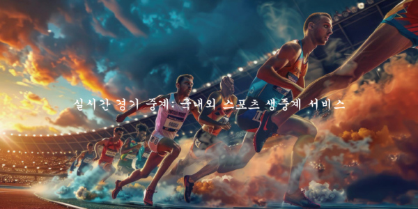 실시간 경기 중계: 국내외 스포츠 생중계 서비스